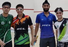 Five Pakistani players secure berth in Asian Junior Squash Championship semis