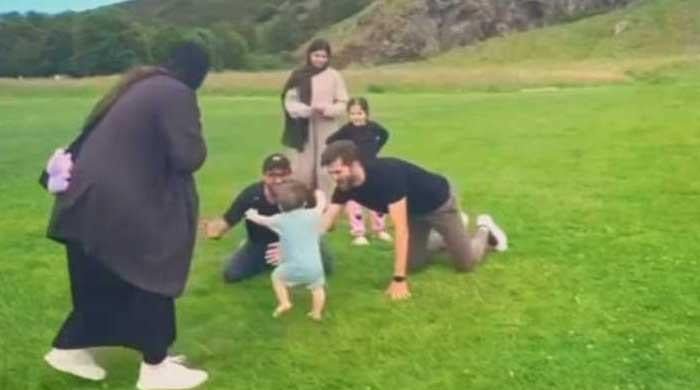 Shaheen Afridi shares video of son’s first steps Shaheen Afridi shares video of son’s first steps
