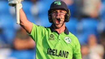 Ireland’s Curtis Campher takes five wickets …