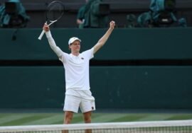 Italy’s Sinner beats defending champion Alcaraz to win Wimbledon men’s title