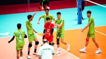 Pakistan’s U19 volleyball team remains domin…