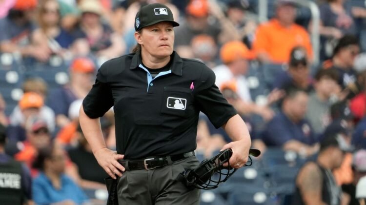Jen Pawol set to become 1st woman to umpire MLB game Saturday Jen Pawol set to become 1st woman to umpire MLB game Saturday