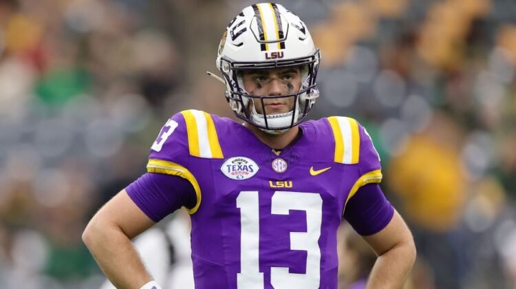 LSU QB Garrett Nussmeier dealing with patellar tendinitis