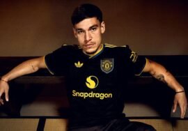 Man United remake ‘Cantona kung fu kit’ as 2025-26 third jersey