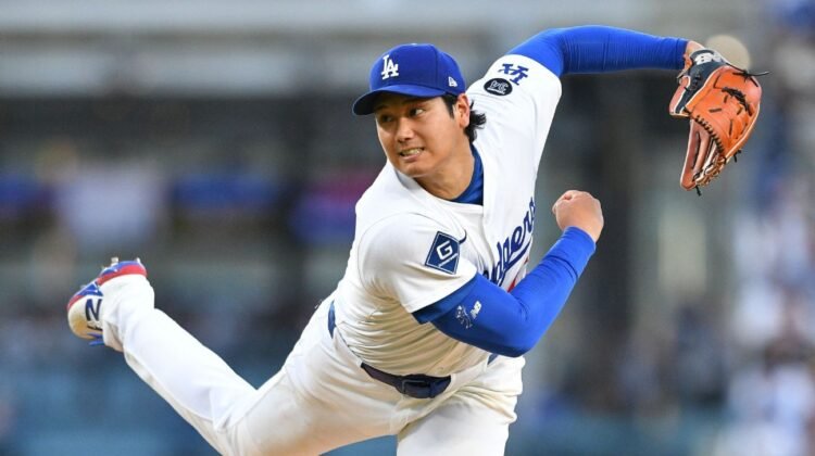 Ohtani takes big leap, earns first win of season for Dodgers Ohtani takes big leap, earns first win of season for Dodgers
