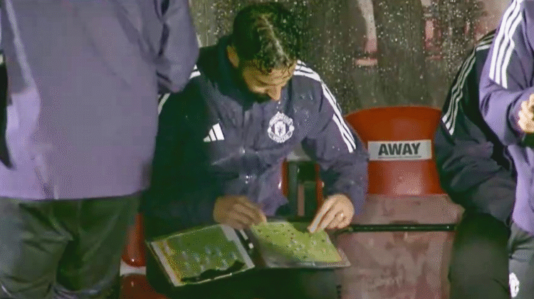 Instant meme! Man Utd boss Amorim’s tactics board at Grimsby Instant meme! Man Utd boss Amorim’s tactics board at Grimsby