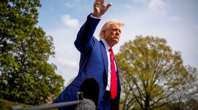 Trump clashes with reporter over tariffs policy, calls him a ‘lunatic’