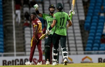 Hasan Nawaz leads Pakistan to five-wicket ODI vict…