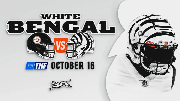 Cincinnati Bengals To Wear “White Bengal” Alternate Uniforms Against Pittsburgh Steelers – SportsLogos.Net News