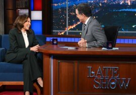 Stephen Colbert skips tough topics during softball…