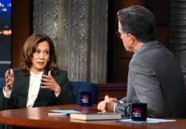 Kamala Harris dodges Colbert’s question abou…
