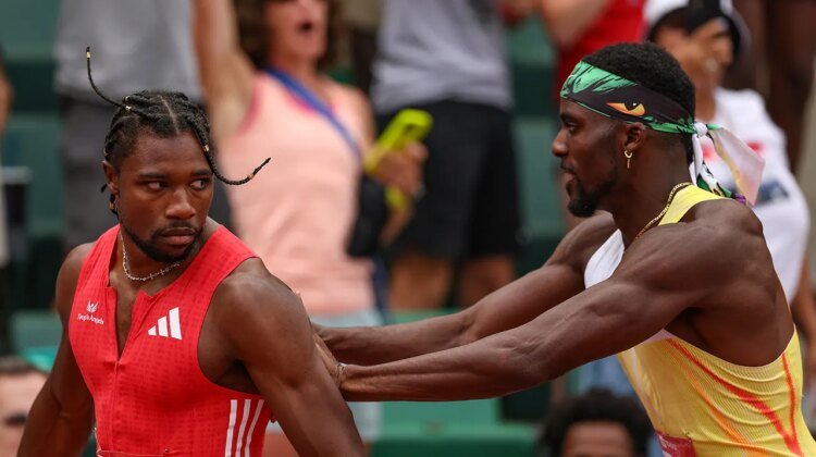 Olympic sprinters Noah Lyles, Kenny Bednarek rivalry heats up after race