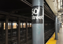 Man pushed onto train tracks at Midtown subway station in New York, police say