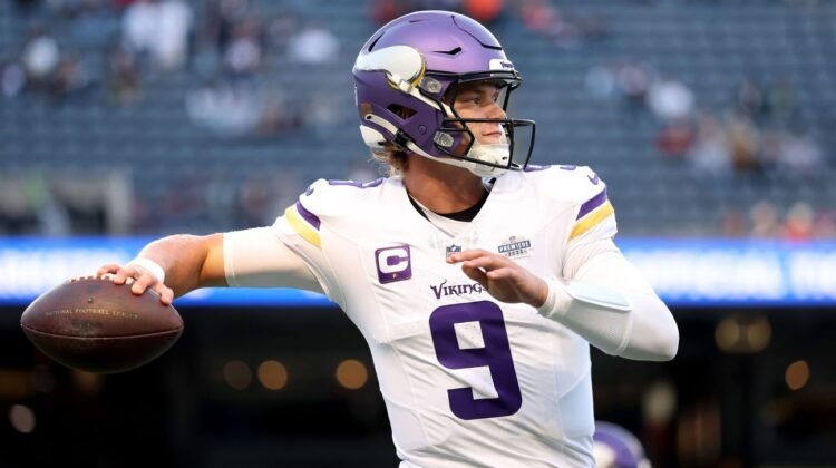 Vikings QB J.J. McCarthy and fiancée Katya Kuropas announce birth of son