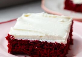 2 Ingredient Red Velvet Cake Recipe (Cake Mix + Soda)