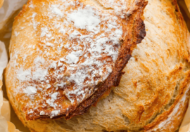 No-Knead 4 Ingredient Artisan Bread Recipe