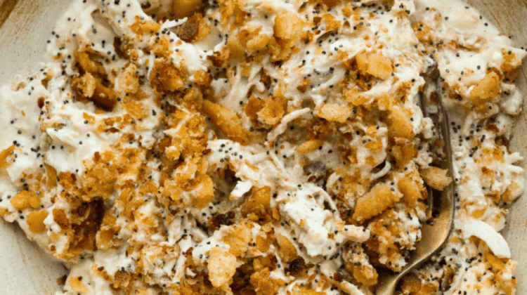 Crockpot Poppy Seed Chicken (Easy Slow Cooker Dinner)