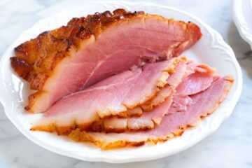 Brown Sugar Honey Glazed Baked Ham Recipe