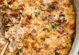 Hot Reuben Dip Recipe with Corned Beef