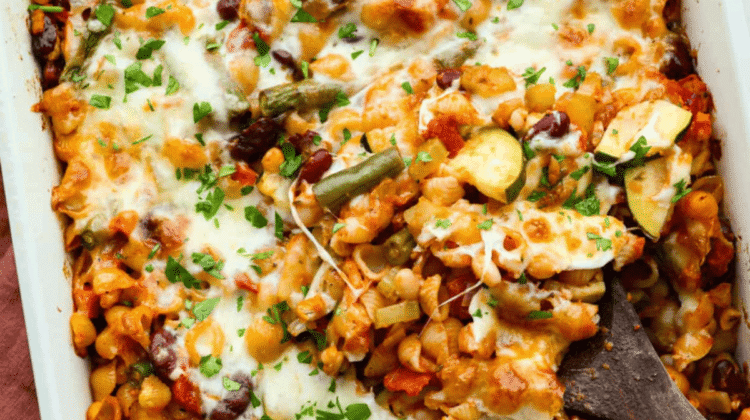 Minestrone Casserole Recipe (Cheesy, Hearty, Veggie Packed)