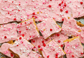 Valentine’s Day Crack (Sweet & Salty Toffee Candy)