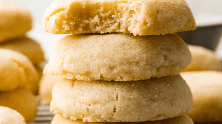 4 Ingredient Sugar Cookies (Easy & No Chill)