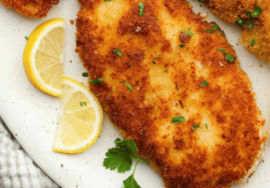 Crispy Chicken Schnitzel Recipe (Easy Pan Fried Dinner)