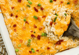 Creamy Crack Chicken Orzo with Bacon and Ranch