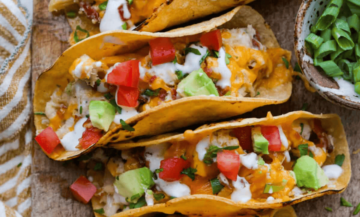 Crack Chicken Tacos with Bacon and Ranch