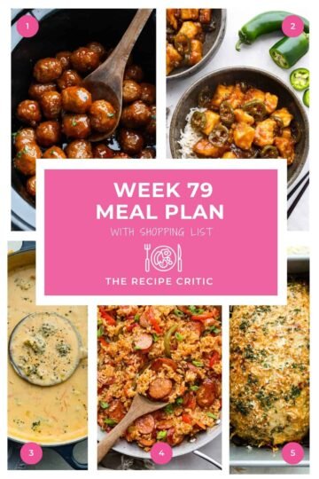 Easy Weekly Meal Plan for Busy Nights