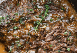 Fall Apart Horseradish Pot Roast (Slow Cooker)