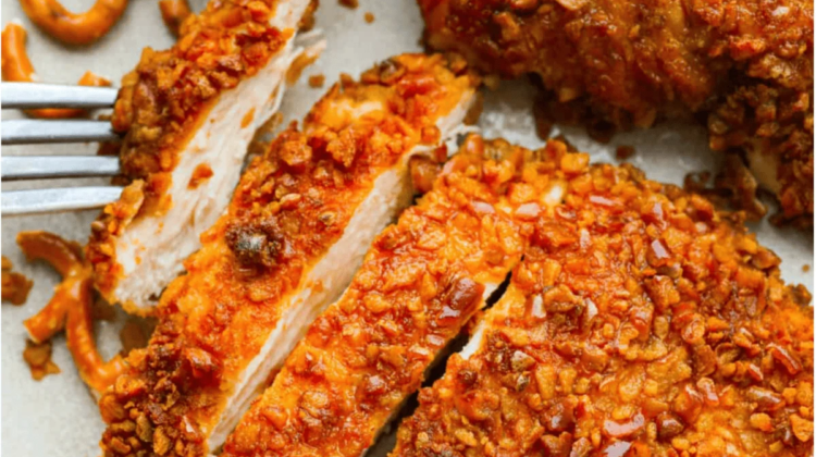 Crispy Pretzel Crusted Chicken Recipe