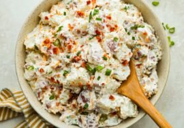 Crack Potato Salad with Bacon and Ranch (Easy Summer Side)