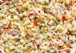 Mexican Macaroni Salad Elote Style Creamy Corn Pasta Salad