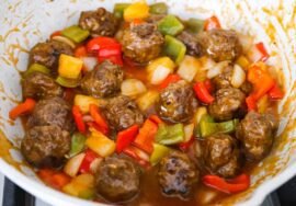 Sweet and Sour Meatballs Recipe
