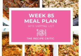 Easy Weekly Meal Plan Simple Family Dinners with Grocery List