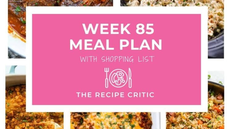 Easy Weekly Meal Plan Simple Family Dinners with Grocery List