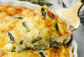 Asparagus Quiche Recipe (Easy Spring Brunch)