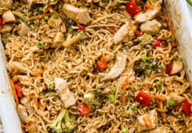 Ramen Noodle Casserole (Dump and Bake)