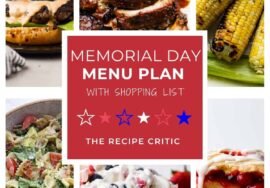 Memorial Day Menu Plan | The Recipe Critic