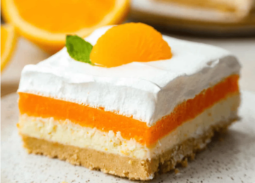 Orange Creamsicle Lush (No Bake Summer Dessert)