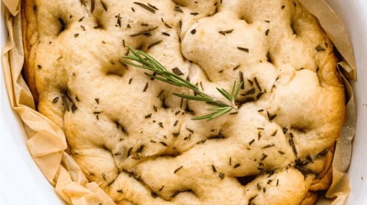 Slow Cooker Focaccia Bread (Easy Recipe)