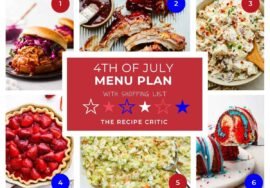4th of July Menu Plan