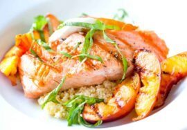 Easy Grilled Salmon with Nectarines Recipe