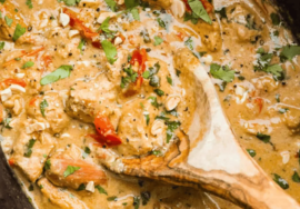Slow Cooker Thai Peanut Chicken Recipe