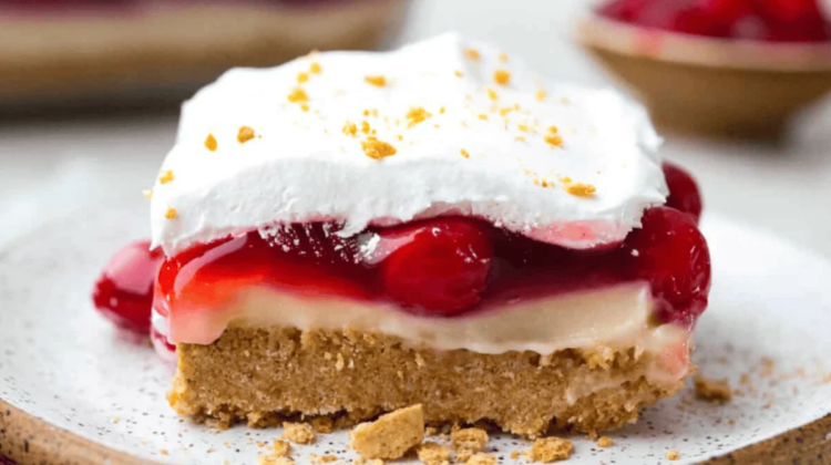 No Bake Cherry Cheesecake Lush