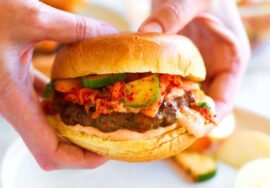 Pork Burgers Recipe (Juicy & Flavorful)