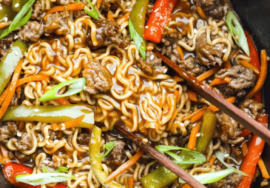 Slow Cooker Ramen With Beef