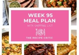 Weekly Meal Plan 95 with Easy Family Dinners