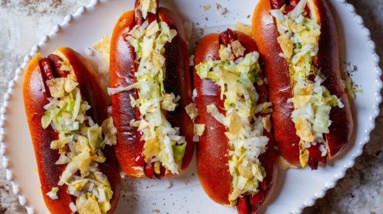 hot dogs with vinegared iceberg and potato chips – smitten kitchen hot dogs with vinegared iceberg and potato chips – smitten kitchen